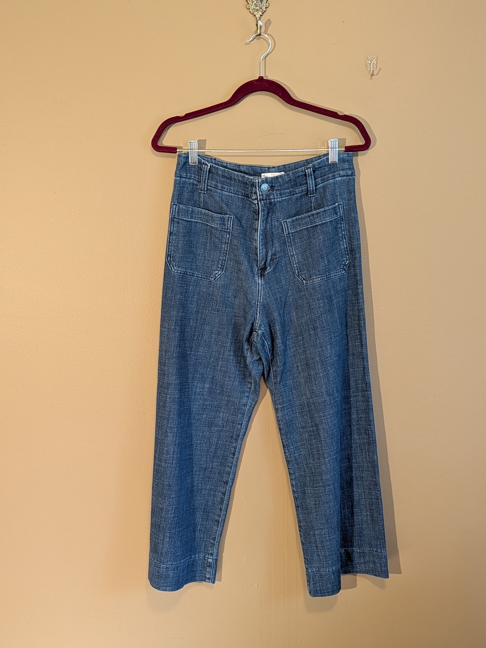 LC Lauren Conrad Indigo Wide-Leg Jeans. Size 10.